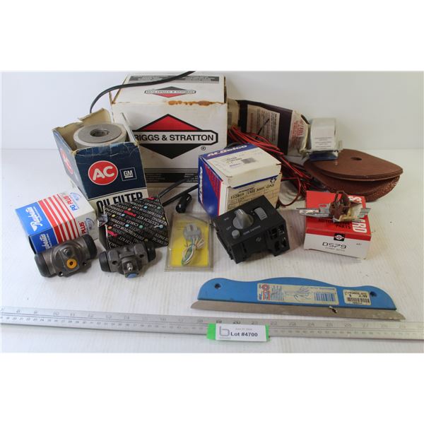 Briggs & Stratton Air Filters - Dimmer Switch - (2) Wheel Cylinder Assembly - Headlamp Switch - 7" S
