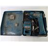 Image 1 : Makita 9.6V Cordless Drill with Battery and Charger in Metal Case-untested