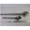 Image 1 : (2) Adjustable Wrenches- 24" and 15" in Length