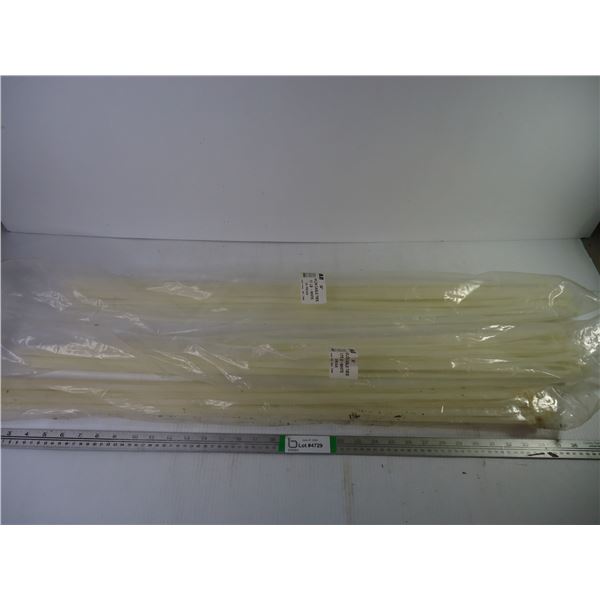 (3) Pkgs. of 36" Nylon Cable Ties-White