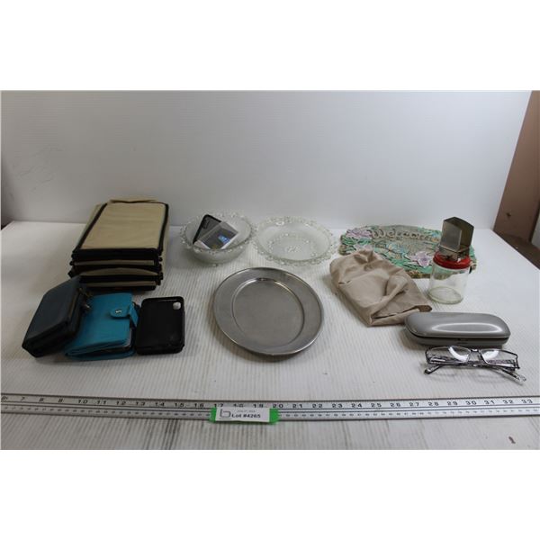 Welcome Garden Decoration, (3) Phone Cases, Misc.