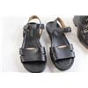 Image 2 : Sandals - Size 6.5M, Black Boots - Size 6.5M