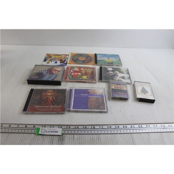 (8) CDs, (2) Cassette Tapes - Christmas, Ukrainian
