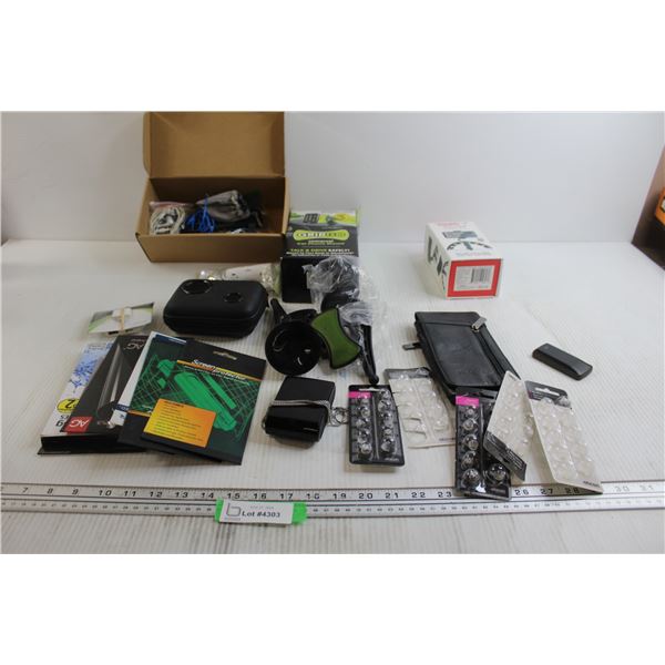 Phone Screen Protectors, Phone Car Mount, Misc.
