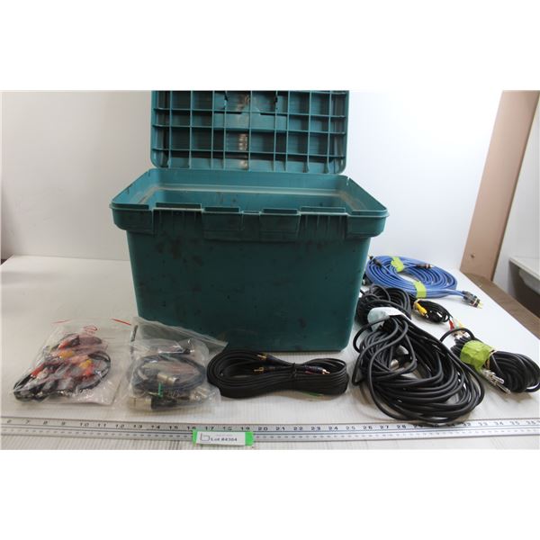 Toolbox of Assorted Cords