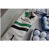 Image 4 : (4) Boxes Golf Balls, Club Cover