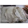Image 3 : Assorted Doilies and Fabric