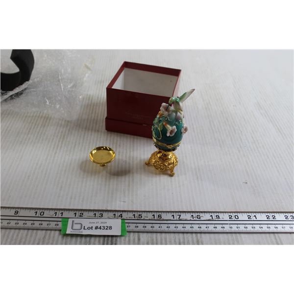 House of Faberge Egg Trinket Box