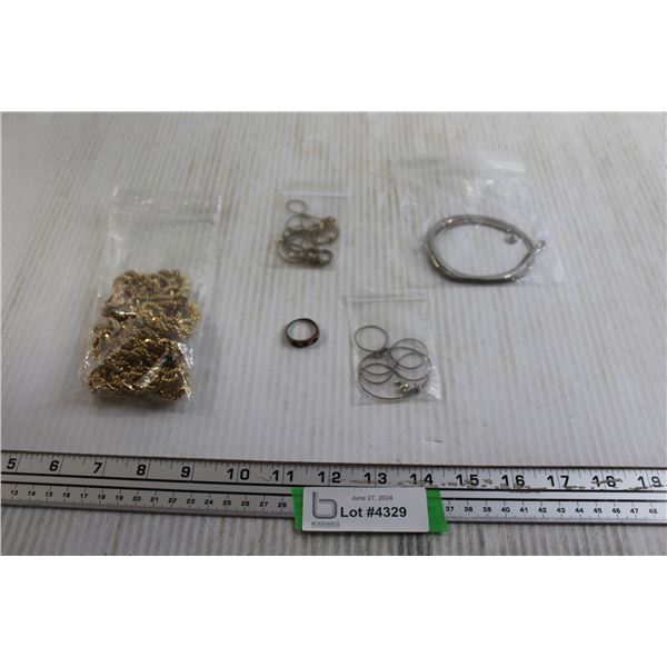 (5) Costume Jewelry Pieces - Ring, Necklaces