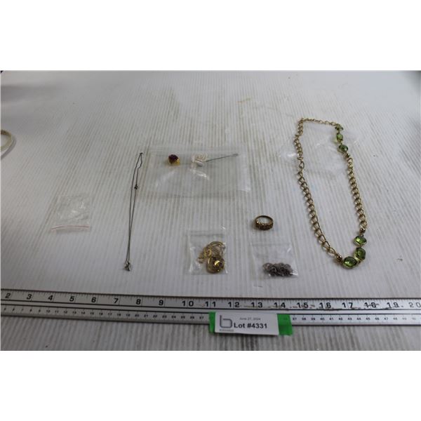 (6) Costume Jewelry Pieces - Ring, Necklaces