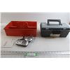 Image 1 : Caddy, Toolbox with Contents, BBQ Thermometer