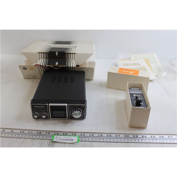 Jana Transmitter, Panasonic 40-Channel Citizens Band Transreceiver - Both Untested