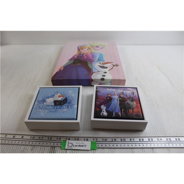 (3) Frozen Wall Canvases - Largest Measures 11" x 14"