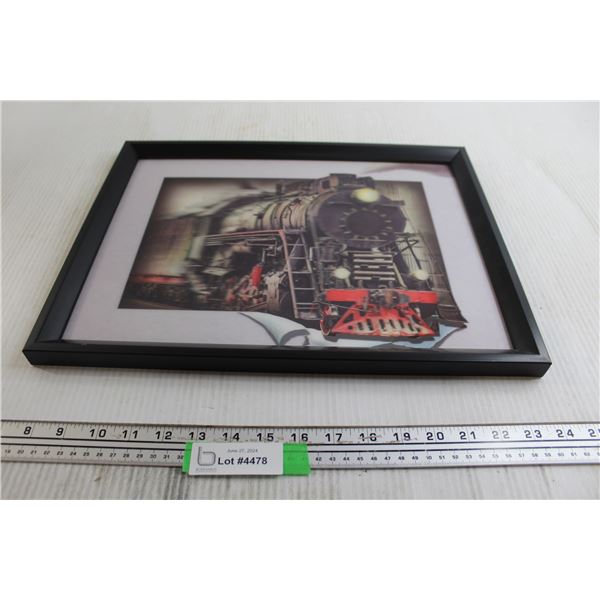 Train Hologram Picture - 16 3/4" x 12 3/4"