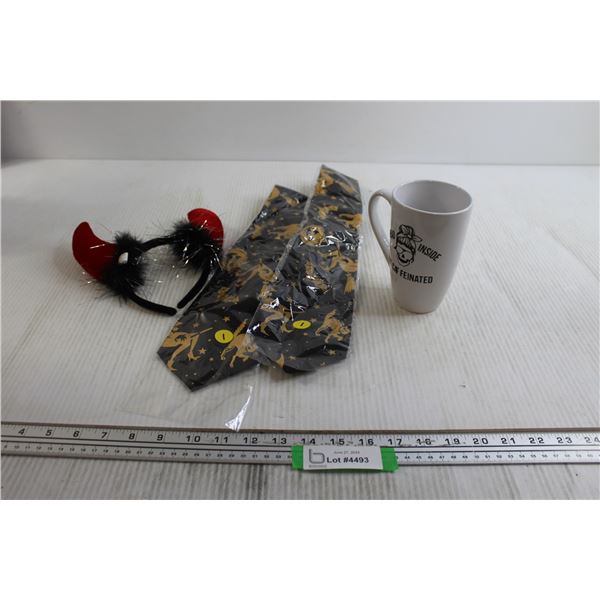 Mug, Devil Horns, Halloween Ties