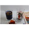 Image 3 : Pac-Man and Holly Hobbie Glasses, (5) Pennants, Misc.