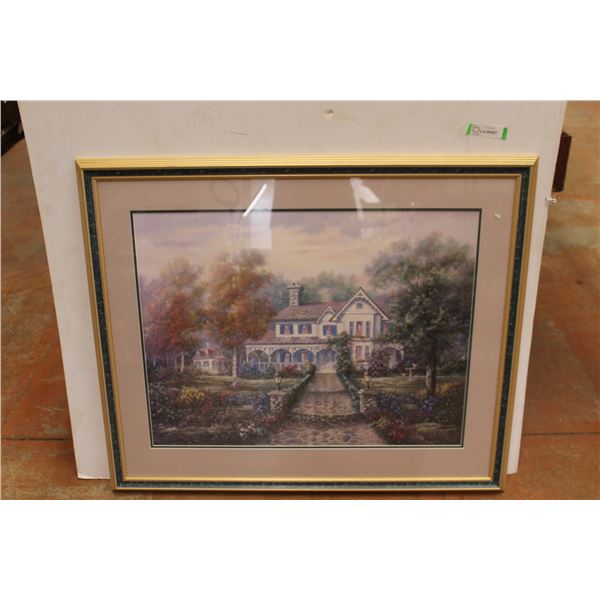 *Framed House Print - 38" x 31 1/2"