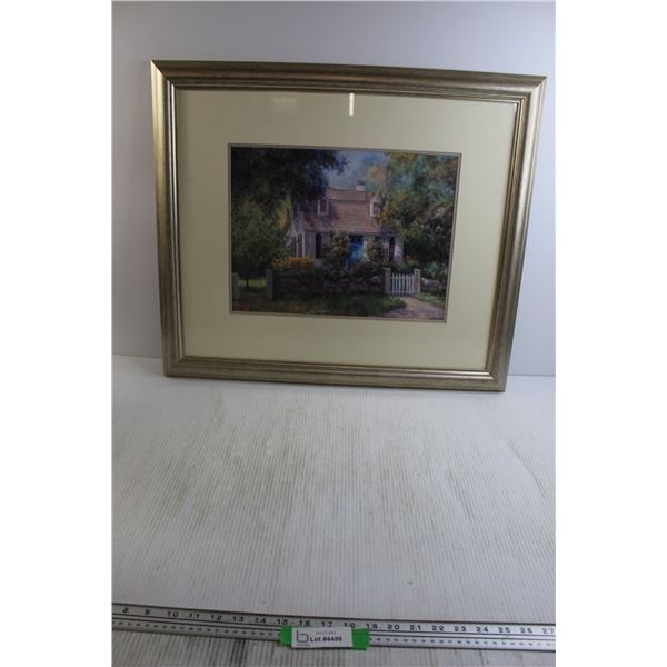 *Framed House Print by DJ Ramsay - 27 1/4" x 23 1/2"