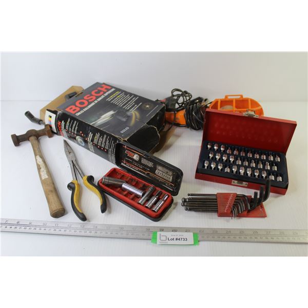 Trouble Light - Driver Set - Bosch Spark Plug Wires - Allen Key Set - Misc. Items