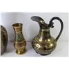 Image 2 : (3) Brass Vases