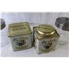 Image 2 : (7) Cannister Jars - (2) Vintage Coco Tins