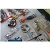 Image 4 : Tackle Box - Assortment of Walleye Spinners - Fishing Line - Bait - Misc. Items
