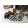Image 5 : (8) Pieces of Chain - Hooks - Eye Bolts - Plastic Lucerne Crate