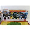 Image 4 : Rubber Wrestler Figure - Foam Water Melon Rider Head Gear - Skylander 150 Puzzle (opened) - Framed P