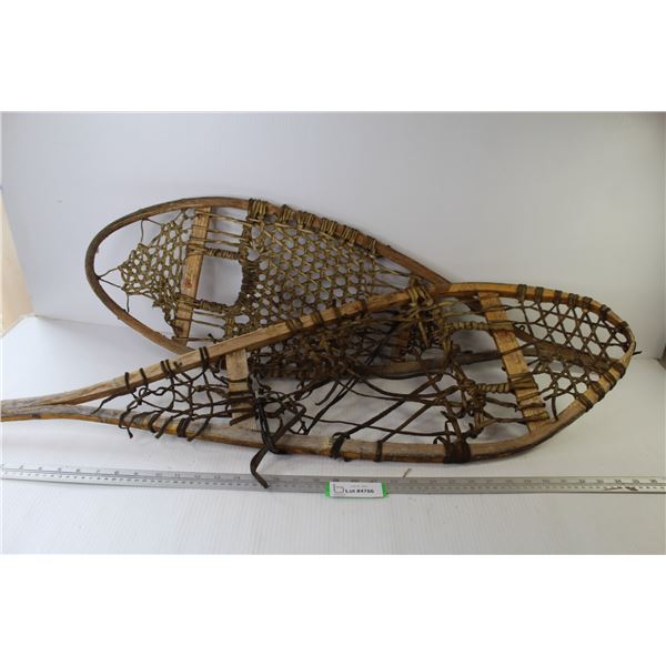Vintage Snow Shoes (coming unraveled - 41" long)