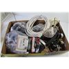 Image 8 : (3) Eaves Trough Plastic Water Lines/Bags - Plumbing Items - Electrical Items - Battery Testers - Mi
