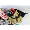 Image 3 : Gloves Ear Protection - (3) Hacksaws - Branch Saw - Misc. Hand Tools - Misc. Items