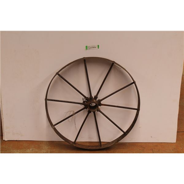 *Vintage 24" Metal Spoked Wheel