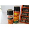 Image 3 : (4) Can of Penetrating Products - Metal Part Organizer w/Plastic Drawers Including Contents (nuts - 