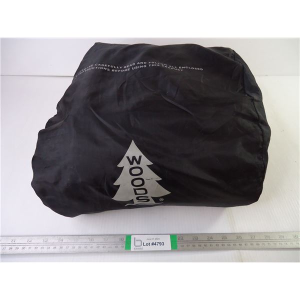 Woods Twin Size Air Bed with built in pump, excellent Condition-untested