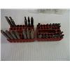 Image 5 : Container of Assorted Drill Bits,(8) Screwdriver Sets(some incomplete) and Small Container of Counte
