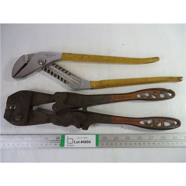 15" Bolt Cutters and 16" Channellock Pliers
