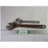 Image 1 : (1) 12" Adjustable Wrench and (1) 8" Adjustable Wrench