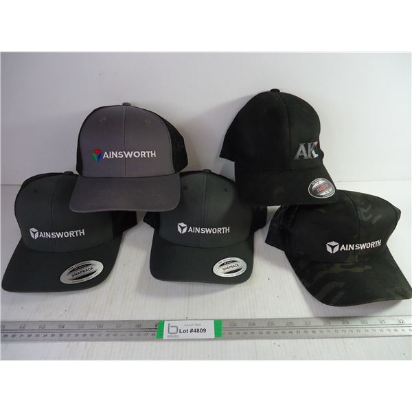 (4) Ainsworth Hats and (1) AK Hat