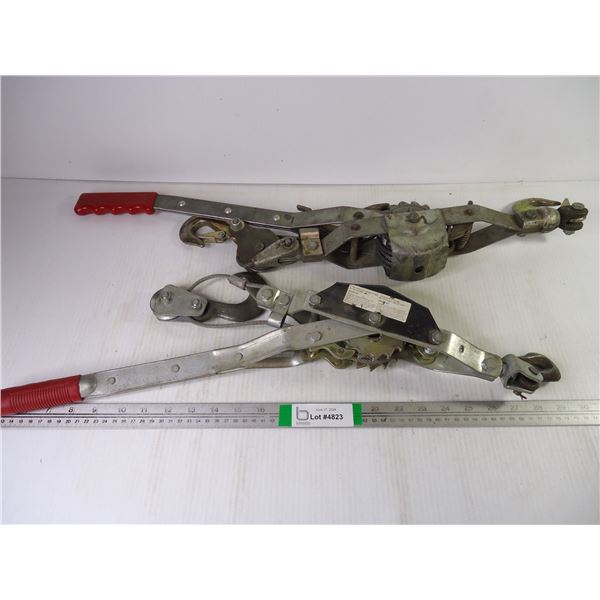 (2) Hand Winches