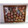 Image 1 : Framed Puzzle of Ukrainian Easter Eggs-Frame is 26.5'x20.5"(outside)