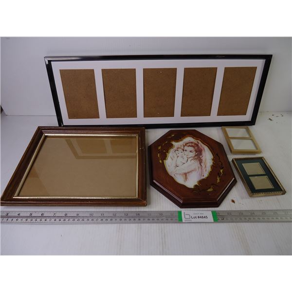 (5) Assorted Picture Frames