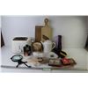 Image 1 : PC Toaster (working) - Tea Pot - Candle - Magnetic Bingo Chip w/Magnet - Spittoon (NIB) - Misc. Item
