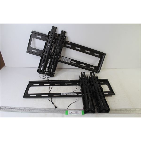 (2) Wall Mount TV Stands (88 Lb. weight capacity)