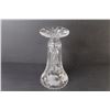 Image 3 : Flowered Crystal Vase (9 1/4" tall)