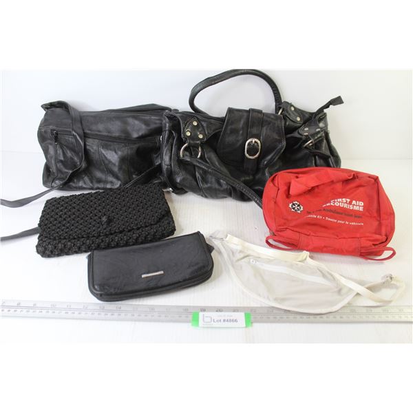 (2) Purses (show wear) - Clutch Purse - Wallet - Bags