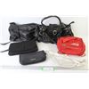 Image 1 : (2) Purses (show wear) - Clutch Purse - Wallet - Bags