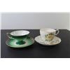 Image 5 : (4) Tea Cups & Saucers - Queen Anne - Shafford - Regency
