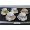Image 1 : (5) Tea Cups & Saucers - Royal Stafford - Stanley - Duchess - Collingwood