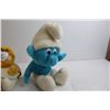 Image 4 : (2) Garfield Plushes, Smurf Plush