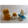 Image 5 : (2) Garfield Plushes, Smurf Plush